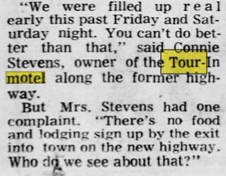 Tour-Inn Motel (Tour-In Motel) - Nov 1973 Article (newer photo)
